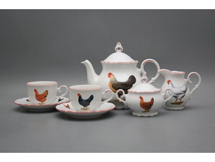 Čajová souprava Ofélie Slepičky 15dílná CL č. 1