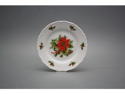 Talíř dezertní 19cm Ofélie Vánoční hvězda FBB č. 1