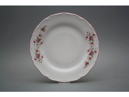 Talíř mělký 25cm Ofélie Růžičky růžové DRL č. 1