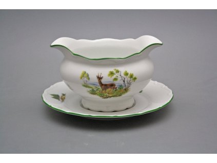 Omáčník 0,4l s podšálkem Ofélie Srnec ZL č. 1