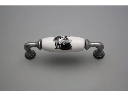 Rustikální úchytka Bohemia 96mm Rokokové panenky FV č. 1