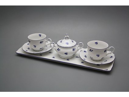 Přátelská čajová souprava s cukřenkou Ofélie Luční kvítí 6dílná BML č. 1