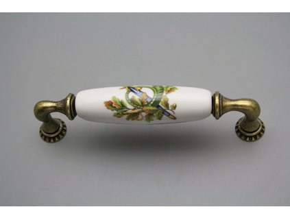 Rustikální úchytka Bohemia 128mm Lesní roh č. 1