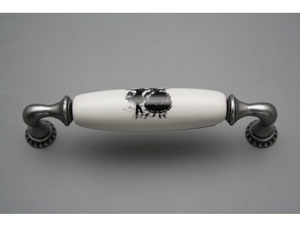 Rustikální úchytka Bohemia 128mm Rokokové panenky FV č. 1