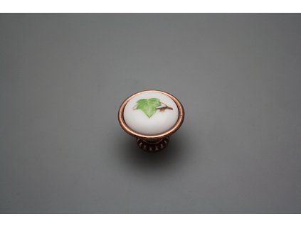 Rustikální úchytka Bohemia 35mm Břečťan CU č. 1