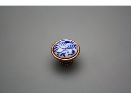 Rustikální úchytka Bohemia 35mm Cibulák Granátové jablko CU č. 1