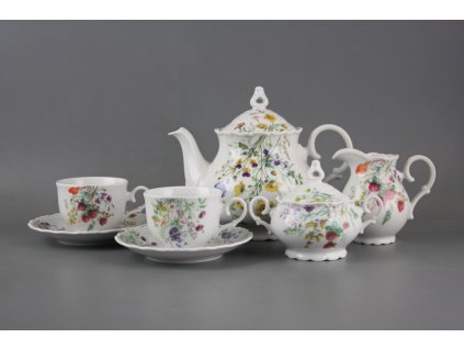 Čajová souprava Ofélie Kvetoucí louka 15dílná CBB č. 1