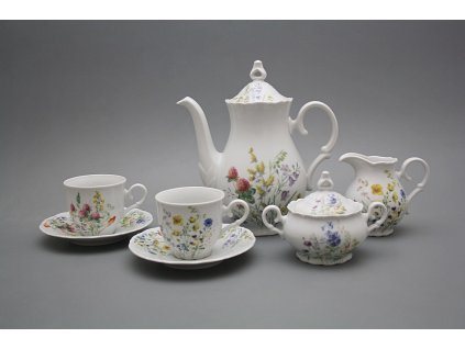 Kávová souprava Ofélie Kvetoucí louka 15dílná BB č. 1