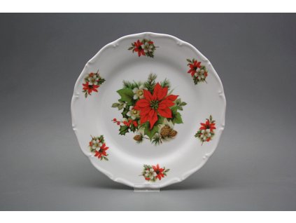 Talíř mělký 25cm Verona Vánoční hvězda FBB č. 1