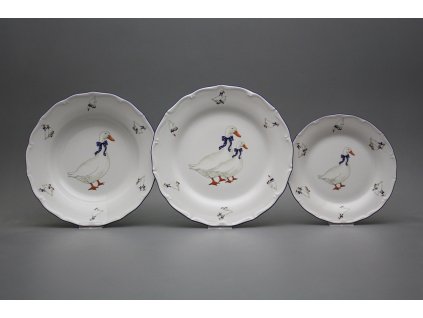 Talířová souprava Verona Husy 12dílná FML č. 1