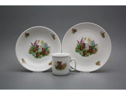 Dětská jídelní souprava Teddies č. 1