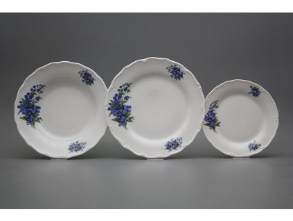 Talířová souprava Verona Pomněnky 12dílná CBB č. 1