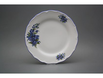 Talíř mělký 25cm Verona Pomněnky CAL č. 1