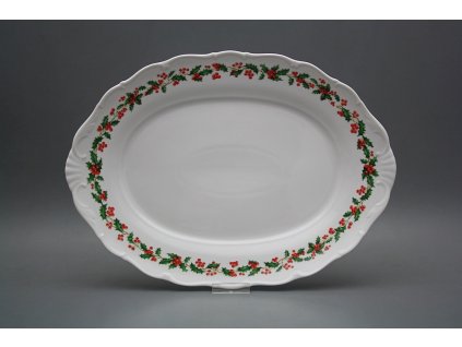 Ovál 36cm Verona Vánoční Cesmína KBB č. 1