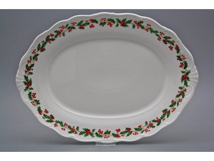 Ovál 40cm Verona Vánoční Cesmína KBB č. 1