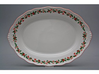 Ovál 40cm Verona Vánoční Cesmína KCL č. 1