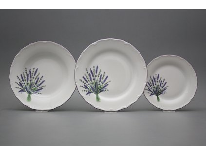 Talířová souprava Verona Levandule 12dílná HFL č. 1