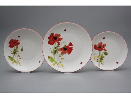 Talířová souprava Coup Poppy 12dílná CL č. 1
