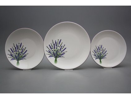 Talířová souprava Coup Levandule 18dílná HFL č. 1