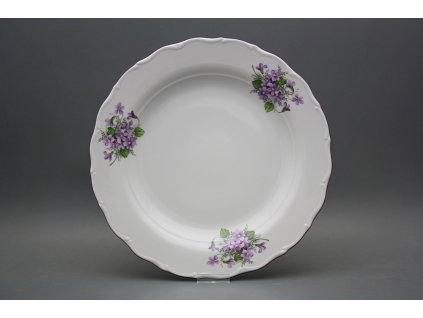 Mísa kulatá mělká 31cm Verona Fialky CFL č. 1