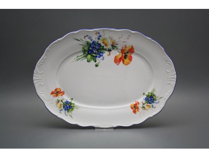 Ovál 32cm Verona Polní kvítí CAL č. 1