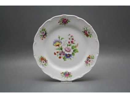 Talíř mělký 25cm Verona Míšeňská kytice FBB č. 1