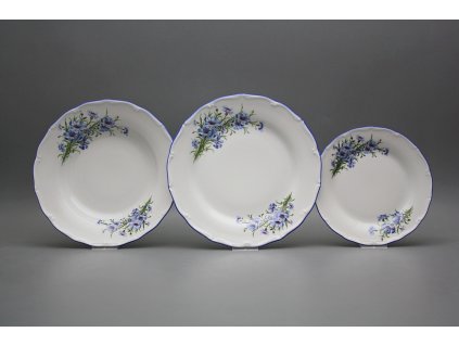 Talířová souprava Verona Chrpy 18dílná DAL č. 1