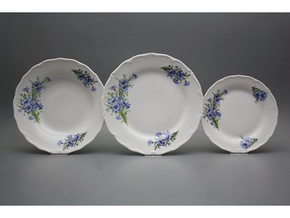 Talířová souprava Verona Chrpy 18dílná CBB č. 1