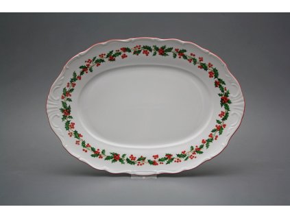 Ovál 32cm Verona Vánoční Cesmína KCL č. 1