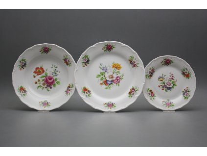 Talířová souprava Verona Míšeňská kytice 36dílná FBB č. 1