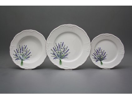 Talířová souprava Marie Louise Levandule 12dílná HFL č. 1