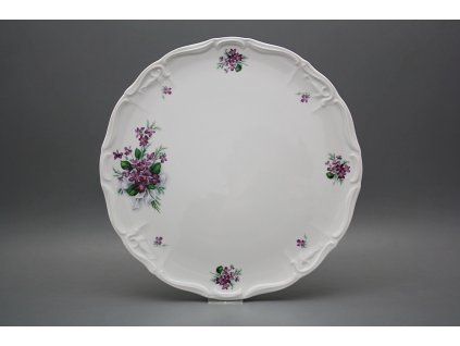 Dortový talíř 32cm Marie Louise Viola s mašlí KBB č. 1