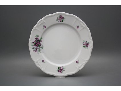 Talíř mělký 27cm Marie Louise Viola s mašlí KBB č. 1