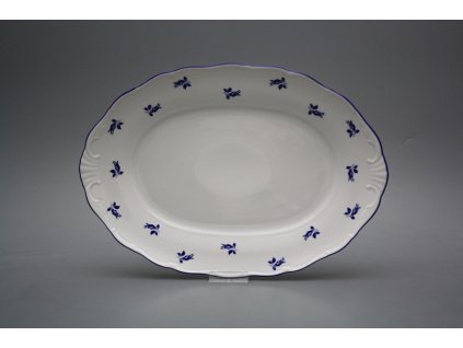 Ovál 32cm Verona Modré růže AML č. 1