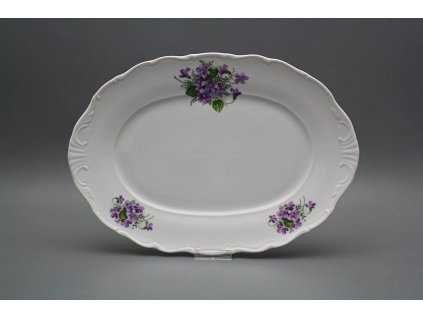 Ovál 32cm Verona Fialky CBB č. 1
