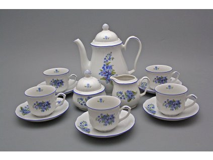 Kávová souprava Rose Pomněnky 15dílná AL č. 1