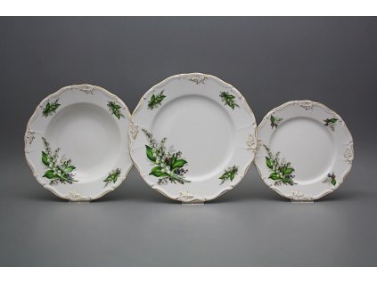 Talířová souprava Marie Louise Konvalinky 18dílná EGL Lux č. 1