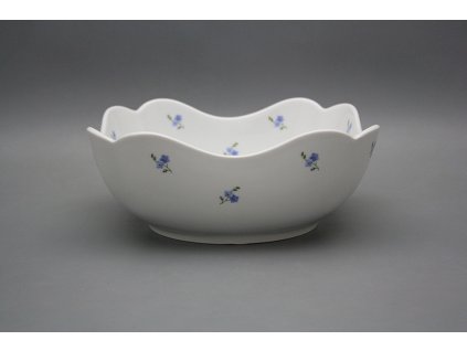 Mísa salátová 21cm čtyřhranná vysoká Rokoko Pomněnky Házenky BB č. 1