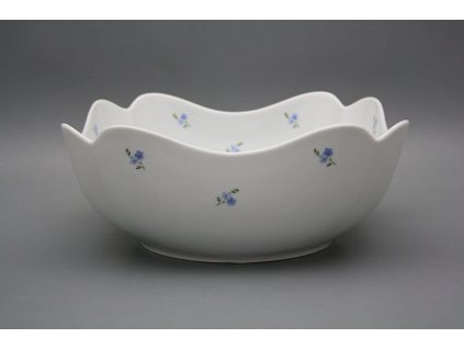 Mísa salátová 24cm čtyřhranná vysoká Rokoko Pomněnky Házenky BB č. 1