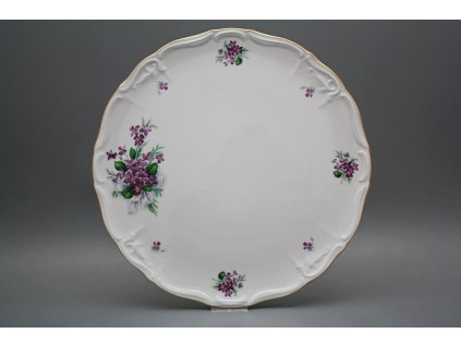 Dortový talíř 32cm Marie Louise Viola s mašlí KGL č. 1