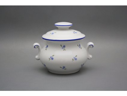 Zapékací hrnek s oušky a víčkem Pomněnky Házenky AL č. 1