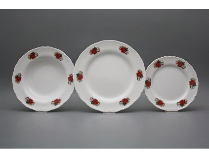 Talířová souprava Ofélie Winter Bouquet 24dílná ABB č. 1