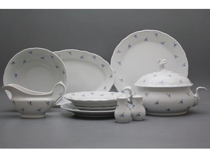 Jídelní souprava Rokoko Pomněnky Házenky 25dílná ABB č. 1