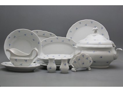 Jídelní souprava Rokoko Pomněnky Házenky 28dílná ABB č. 1