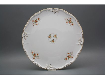 Dortový talíř 32cm Marie Louise Čajové růžičky GGL Lux č. 1