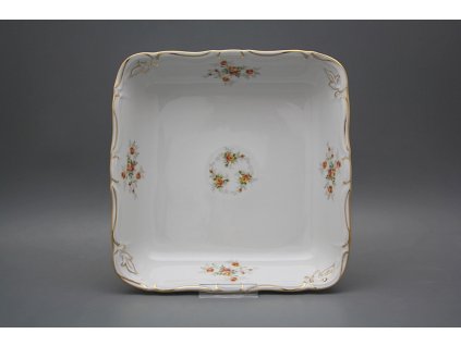 Mísa čtyřhranná 25cm Marie Louise Čajové růžičky GGL Lux č. 1