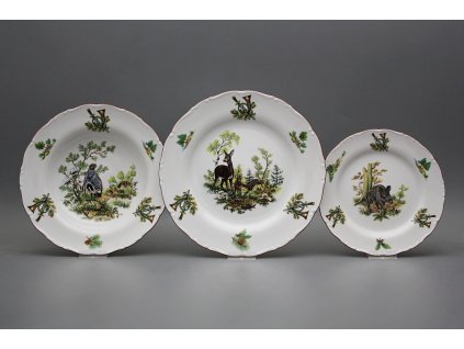 Talířová souprava Ofélie Myslivci 36dílná FHL č. 1