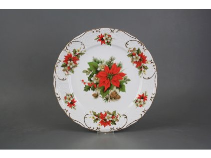 Talíř mělký 26cm Opera Vánoční hvězda FGL Lux č. 1