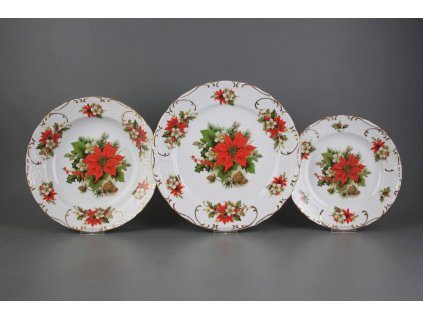 Talířová souprava Opera Vánoční hvězda 24dílná FGL Lux č. 1