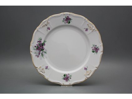 Talíř mělký 27cm Marie Louise Viola s mašlí KGL LUX č. 1